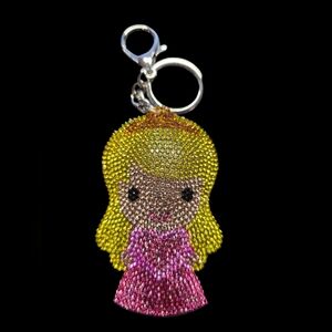 Sparkling Aurora Bag Charm Keychain
